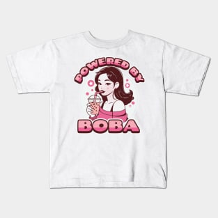 Powered By Boba Kids T-Shirt